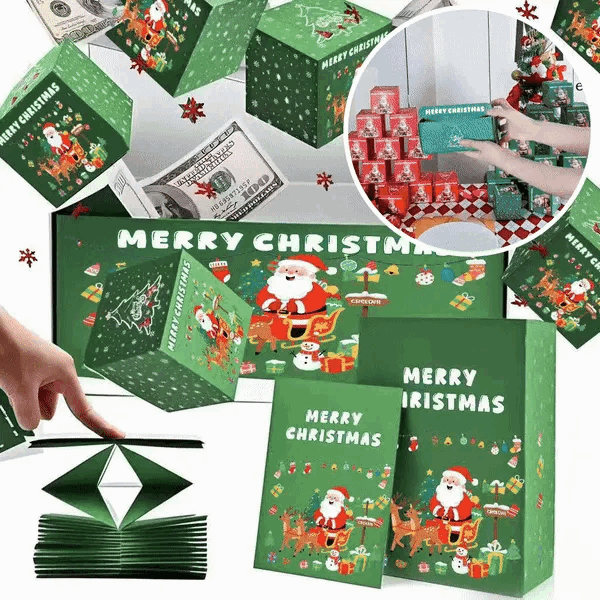 Green Santa & Reindeer
