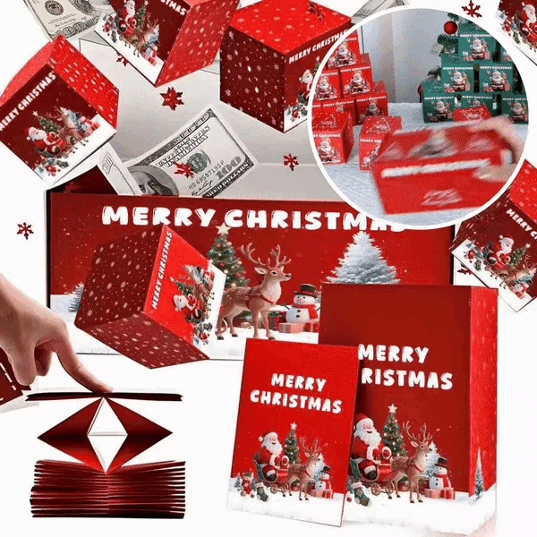 Red Santa & Reindeer