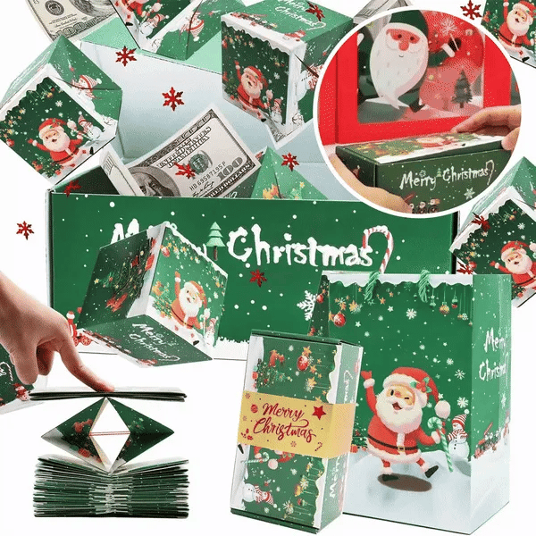 Green Dancing Santa