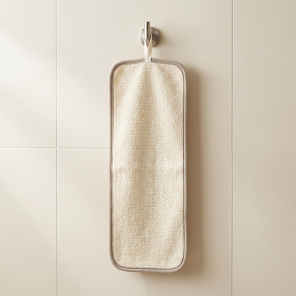📌Soft Textured Bathroom Hand Towel | Loop-Hanging Washcloth