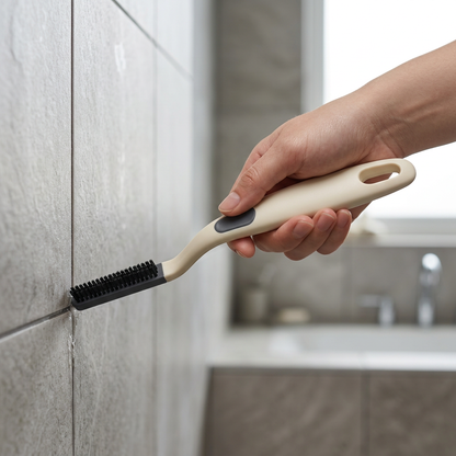 🧼 Multi-Purpose Detail Cleaning Brush | Dense Bristle Crevice Scrubber