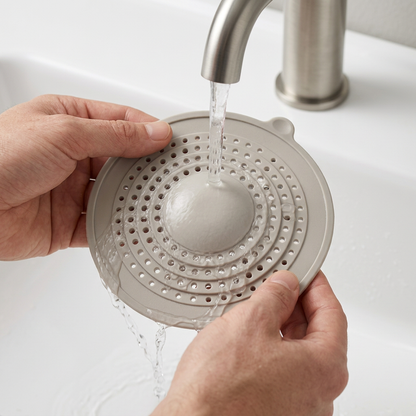🔍Round Silicone Shower Drain Cover | Hair Catcher & Drain Filter