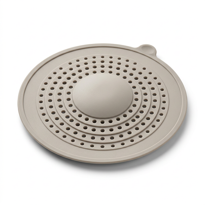 🔍Round Silicone Shower Drain Cover | Hair Catcher & Drain Filter