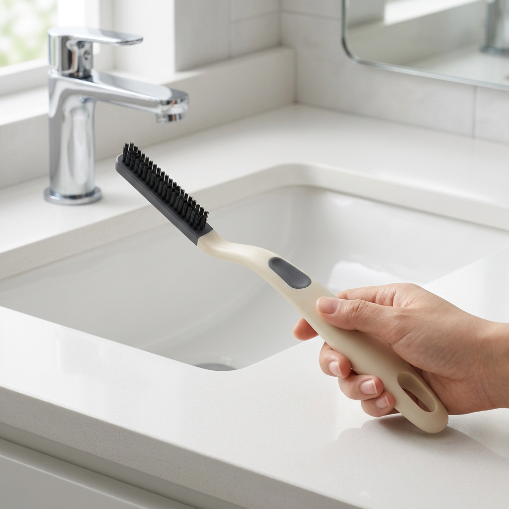 🧼 Multi-Purpose Detail Cleaning Brush | Dense Bristle Crevice Scrubber