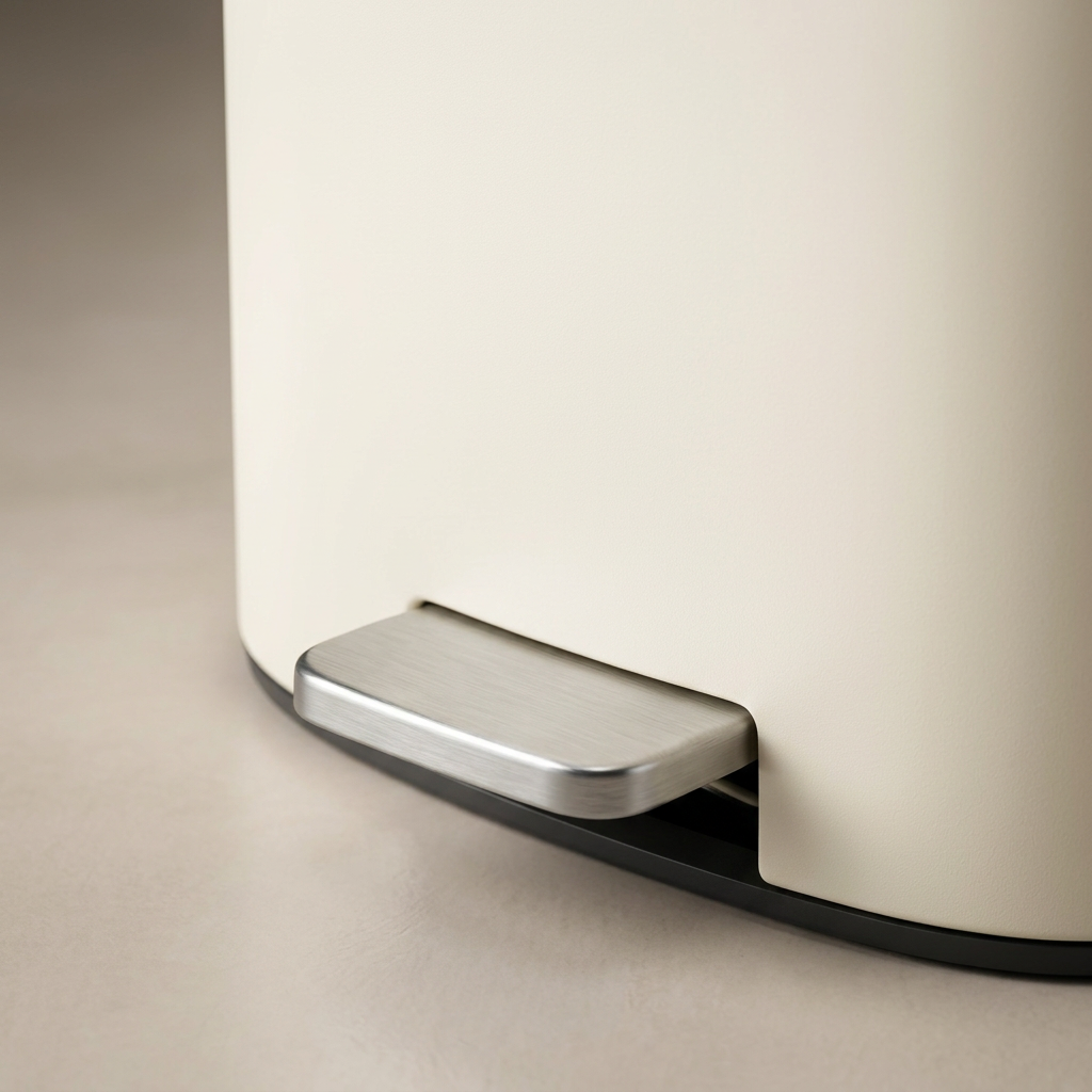 🗑️ Modern Step Trash Can | Hands-Free Pedal Bin with Removable Inner Bucket
