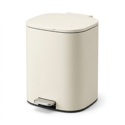 🗑️ Modern Step Trash Can | Hands-Free Pedal Bin with Removable Inner Bucket