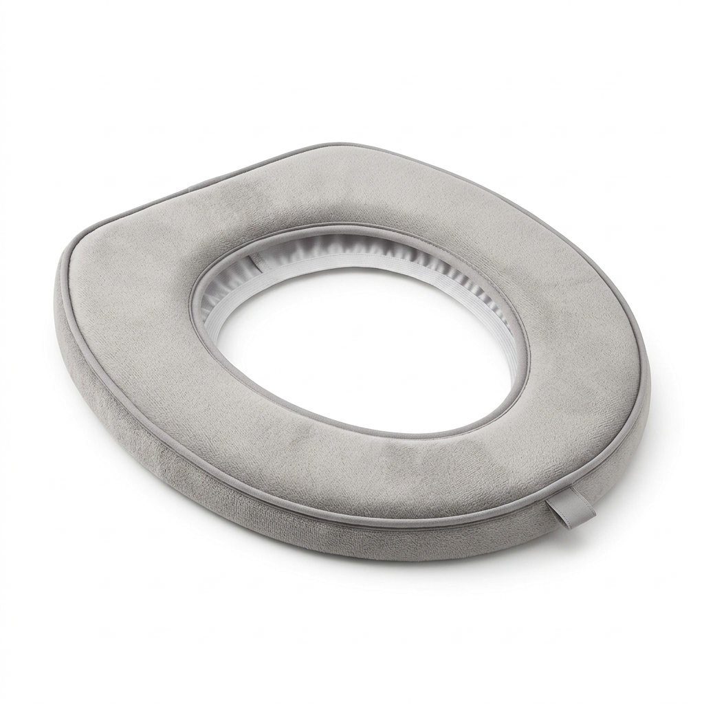 🚽 Soft Padded Toilet Seat Cushion | Cozy Bathroom Comfort