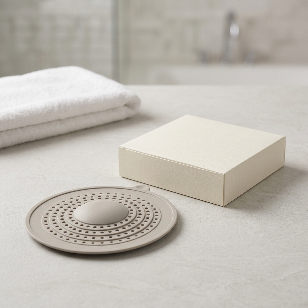 🔍Round Silicone Shower Drain Cover | Hair Catcher & Drain Filter